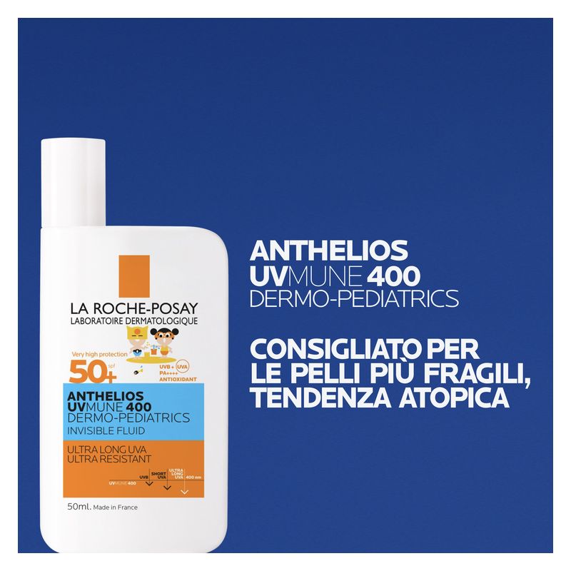 LA ROCHE-POSAY - Anthelios Uvmune 400 Dermo-Pediatrics Invisible Fluid Spf 50+