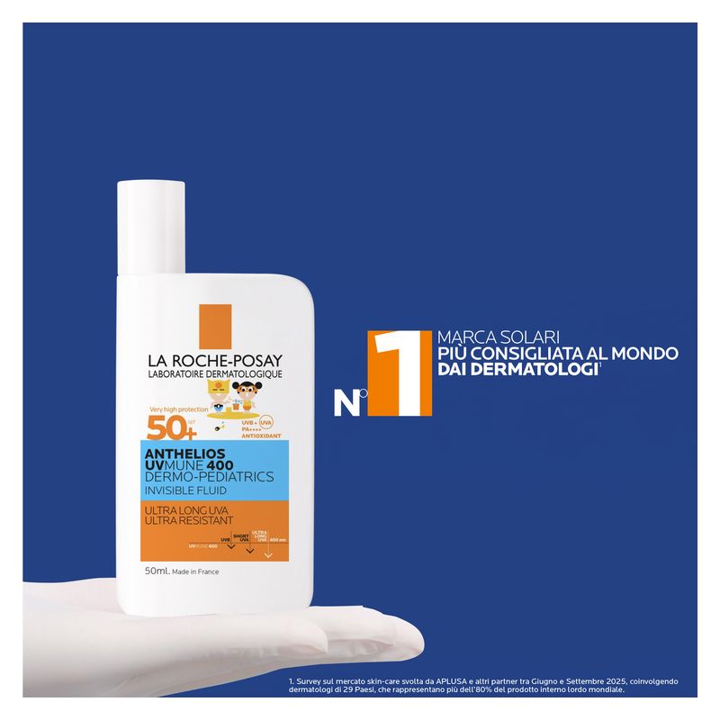 LA ROCHE-POSAY - Anthelios Uvmune 400 Dermo-Pediatrics Invisible Fluid Spf 50+