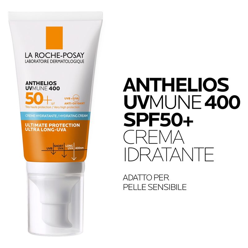 LA ROCHE-POSAY - Anthelios Uvmune 400 Hydrating Cream Ultra Long-Uva Spf 50+ LA ROCHE-POSAY - Anthelios Uvmune 400 Hydrating Cream Ultra Long-Uva Spf 50+