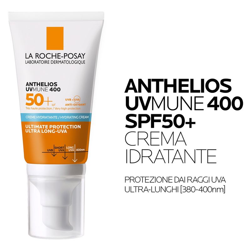 LA ROCHE-POSAY - Anthelios Uvmune 400 Hydrating Cream Ultra Long-Uva Spf 50+ LA ROCHE-POSAY - Anthelios Uvmune 400 Hydrating Cream Ultra Long-Uva Spf 50+
