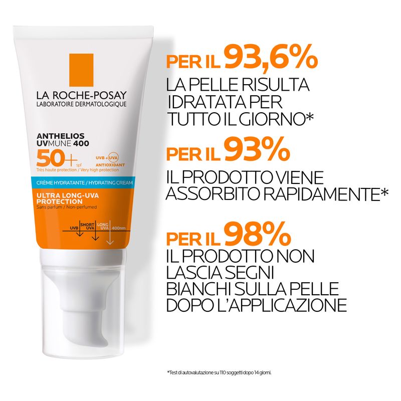 LA ROCHE-POSAY - Anthelios Uvmune 400 Hydrating Cream Ultra Long-Uva Non-Perfumed Spf 50+ LA ROCHE-POSAY - Anthelios Uvmune 400 Hydrating Cream Ultra Long-Uva Non-Perfumed Spf 50+