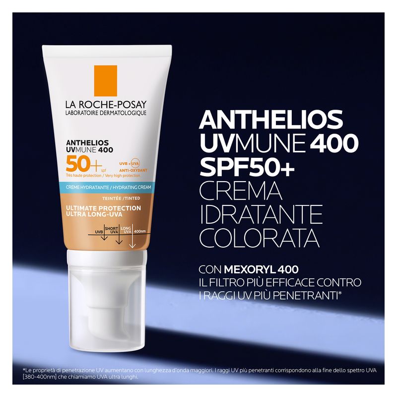 LA ROCHE-POSAY - Anthelios Uvmune 400 Creme Hydratante Teintee