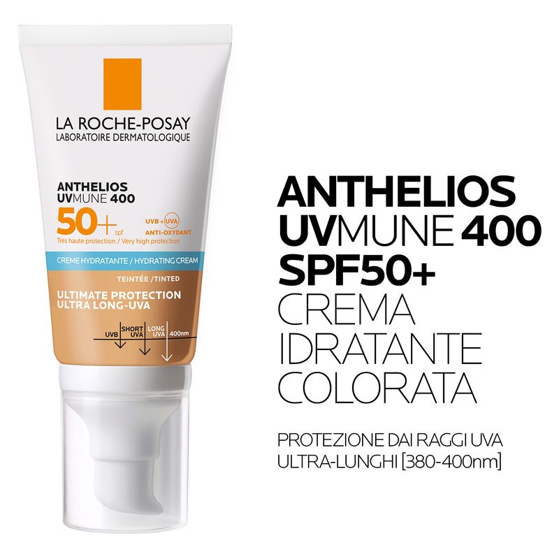 LA ROCHE-POSAY - Anthelios Uvmune 400 Creme Hydratante Teintee