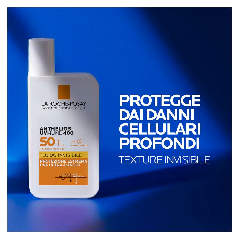 LA ROCHE-POSAY - Anthelios Uvmune 400 Fluide Invisible Spf50+ LA ROCHE-POSAY - Anthelios Uvmune 400 Fluide Invisible Spf50+