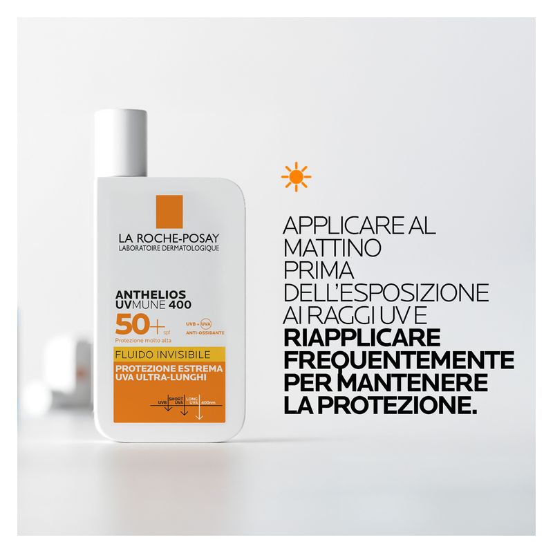 LA ROCHE-POSAY - Anthelios Uvmune 400 Fluide Invisible Spf50+ LA ROCHE-POSAY - Anthelios Uvmune 400 Fluide Invisible Spf50+