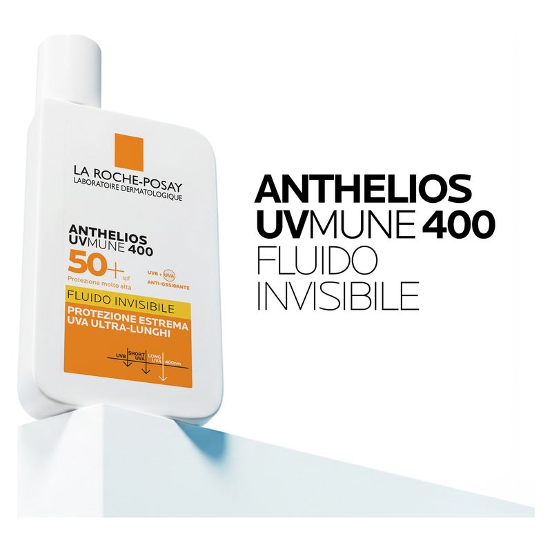 LA ROCHE-POSAY - Anthelios Uvmune 400 Fluide Invisible Spf50+ LA ROCHE-POSAY - Anthelios Uvmune 400 Fluide Invisible Spf50+
