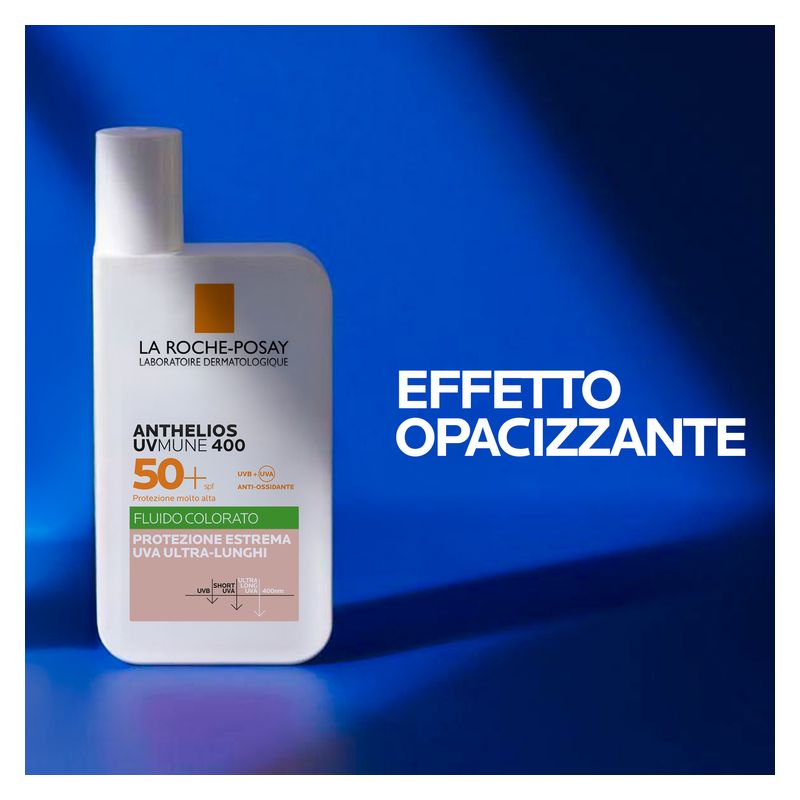 LA ROCHE-POSAY - Anthelios Uvmune 400 Fluide Teinté Ultra Long-Uva Protection Spf50+ LA ROCHE-POSAY - Anthelios Uvmune 400 Fluide Teinté Ultra Long-Uva Protection Spf50+