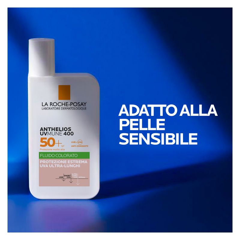 LA ROCHE-POSAY - Anthelios Uvmune 400 Fluide Teinté Ultra Long-Uva Protection Spf50+ LA ROCHE-POSAY - Anthelios Uvmune 400 Fluide Teinté Ultra Long-Uva Protection Spf50+
