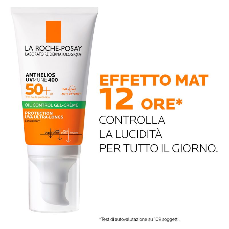 LA ROCHE-POSAY - Anthelios Uvmune 400 Oil Control Gel-Creme Spf50+ 50 Ml LA ROCHE-POSAY - Anthelios Uvmune 400 Oil Control Gel-Creme Spf50+ 50 Ml