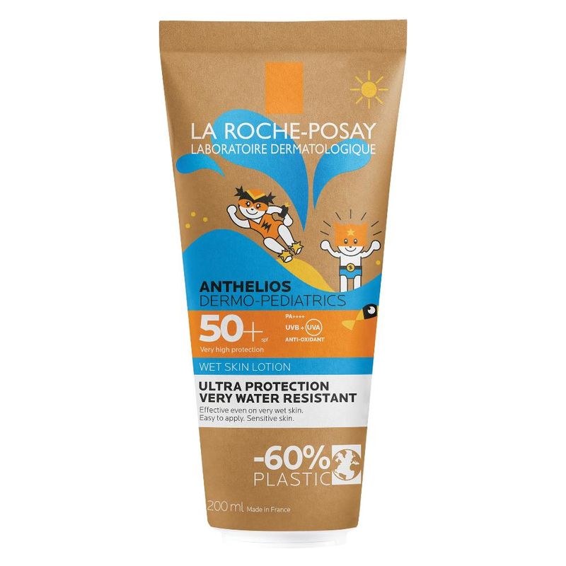 LA ROCHE POSAY ANTHELIOS DERMO-PEDIATRICS WET SKIN LOTION SPF 50+