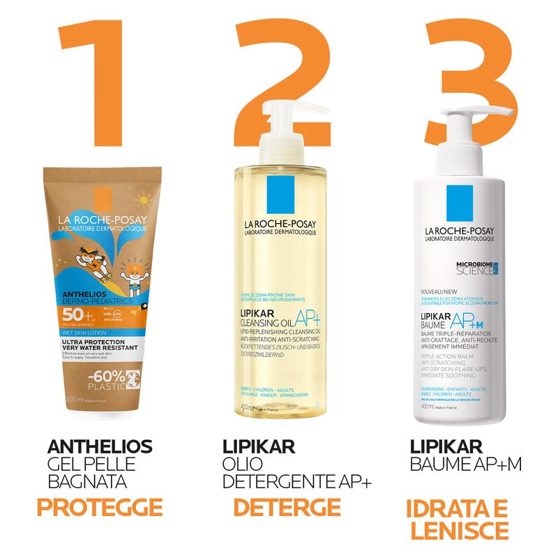 LA ROCHE-POSAY - Anthelios Dermo-Pediatrics Wet Skin Lotion Spf 50+ LA ROCHE-POSAY - Anthelios Dermo-Pediatrics Wet Skin Lotion Spf 50+