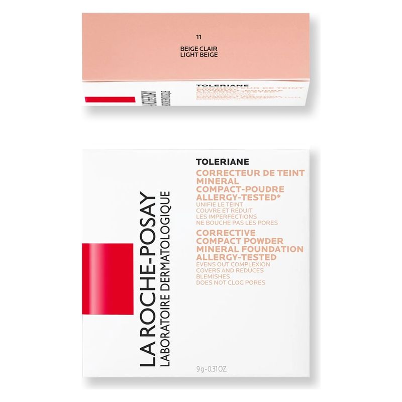LA ROCHE-POSAY - Toleriane Fondotinta Compatto Polvere - Fondotinta Minerale Ad Elevata Tollerabilità, Pelle Sensibile Mista E Grassa LA ROCHE-POSAY - Toleriane Fondotinta Compatto Polvere - Fondotinta Minerale Ad Elevata Tollerabilità, Pelle Sensibile Mista E Grassa