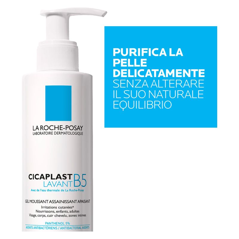LA ROCHE-POSAY - Cicaplast B5 Lavant Gel Moussant Assainissant Apaisant LA ROCHE-POSAY - Cicaplast B5 Lavant Gel Moussant Assainissant Apaisant