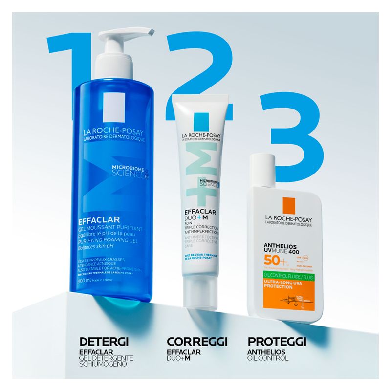LA ROCHE-POSAY - Effaclar Gel Moussant Purifiant Peaux Grasses Et Sensibles LA ROCHE-POSAY - Effaclar Gel Moussant Purifiant Peaux Grasses Et Sensibles