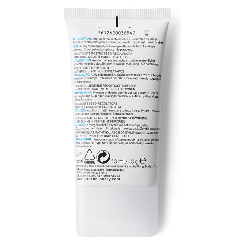 LA ROCHE-POSAY - Effaclar Mat Hydratant Sebo-Régulateur Anti-Brillance LA ROCHE-POSAY - Effaclar Mat Hydratant Sebo-Régulateur Anti-Brillance