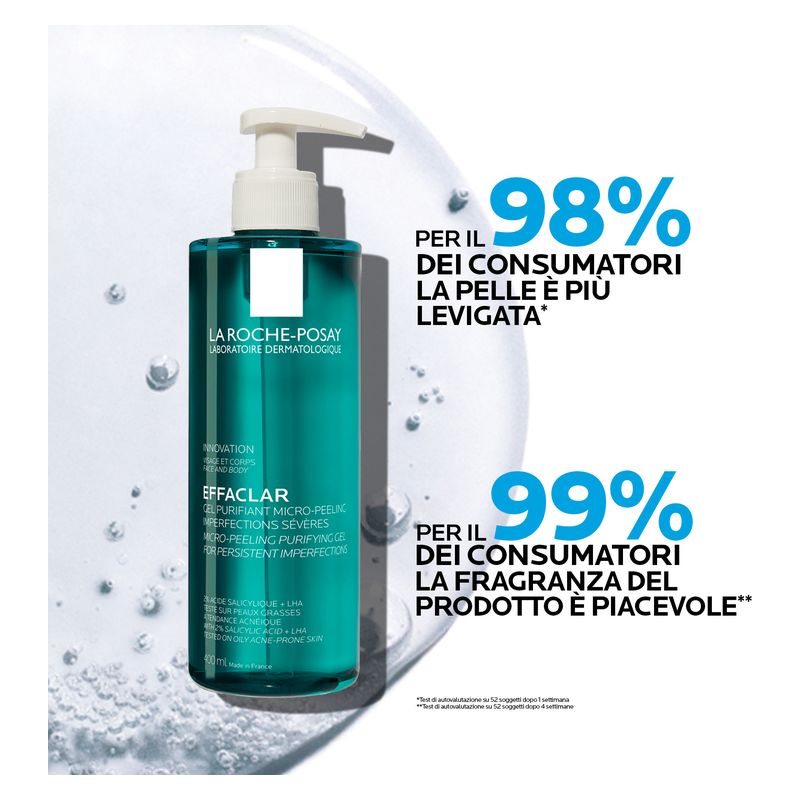 LA ROCHE-POSAY - Effaclar Gel Purifiant Micro-Peeling Imperfections Sévères LA ROCHE-POSAY - Effaclar Gel Purifiant Micro-Peeling Imperfections Sévères