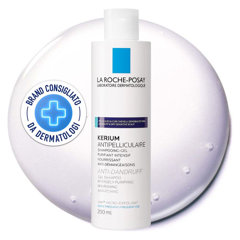 LA ROCHE-POSAY - Kerium Antipeculaire Shampooing-Gel Purifiant Intensif Anti-Sandruff LA ROCHE-POSAY - Kerium Antipeculaire Shampooing-Gel Purifiant Intensif Anti-Sandruff