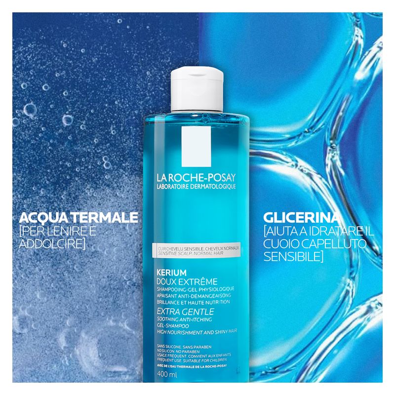 LA ROCHE-POSAY - Kerium Doux Extreme Shampooing-Gel Physiologique Extra Gentle LA ROCHE-POSAY - Kerium Doux Extreme Shampooing-Gel Physiologique Extra Gentle