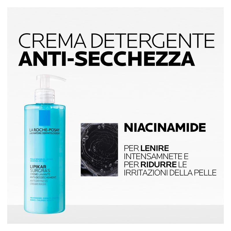 LA ROCHE-POSAY - Lipikar Surgras Crème Lavanteanti-Dessèchement