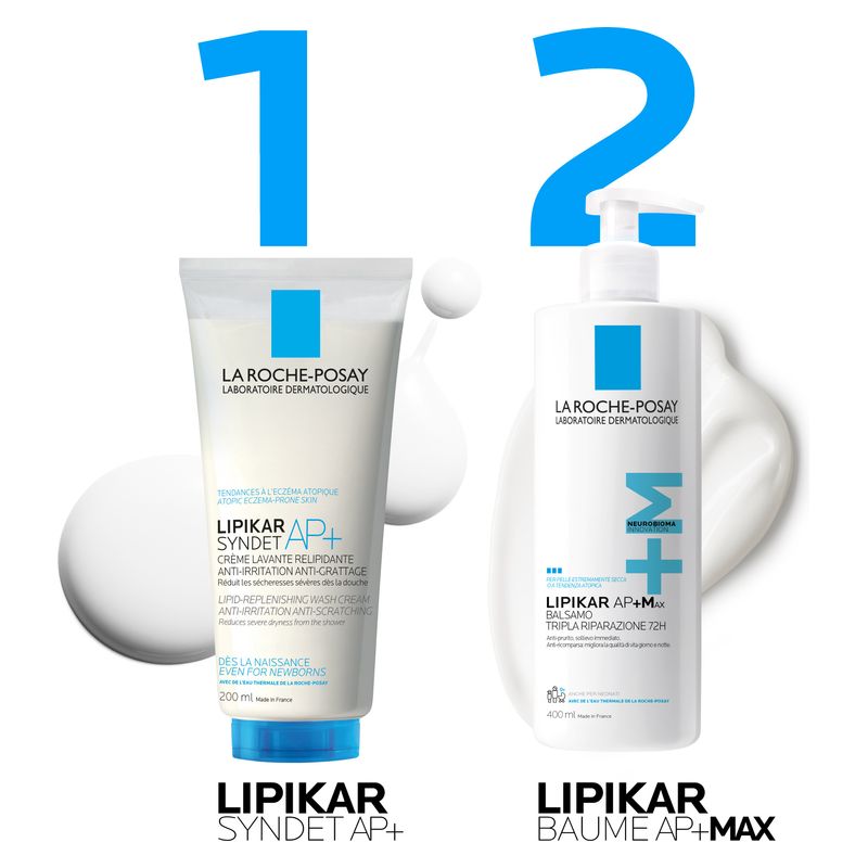 LA ROCHE-POSAY - Lipikar Syndet Ap+ Crème Lavante Relipidante LA ROCHE-POSAY - Lipikar Syndet Ap+ Crème Lavante Relipidante
