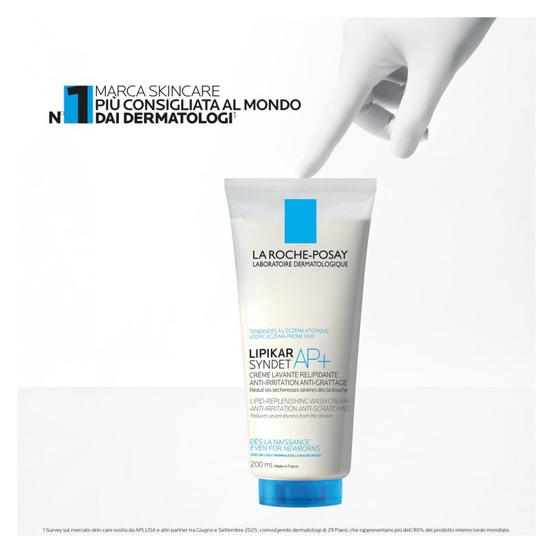 LA ROCHE-POSAY - Lipikar Syndet Ap+ Crème Lavante Relipidante LA ROCHE-POSAY - Lipikar Syndet Ap+ Crème Lavante Relipidante