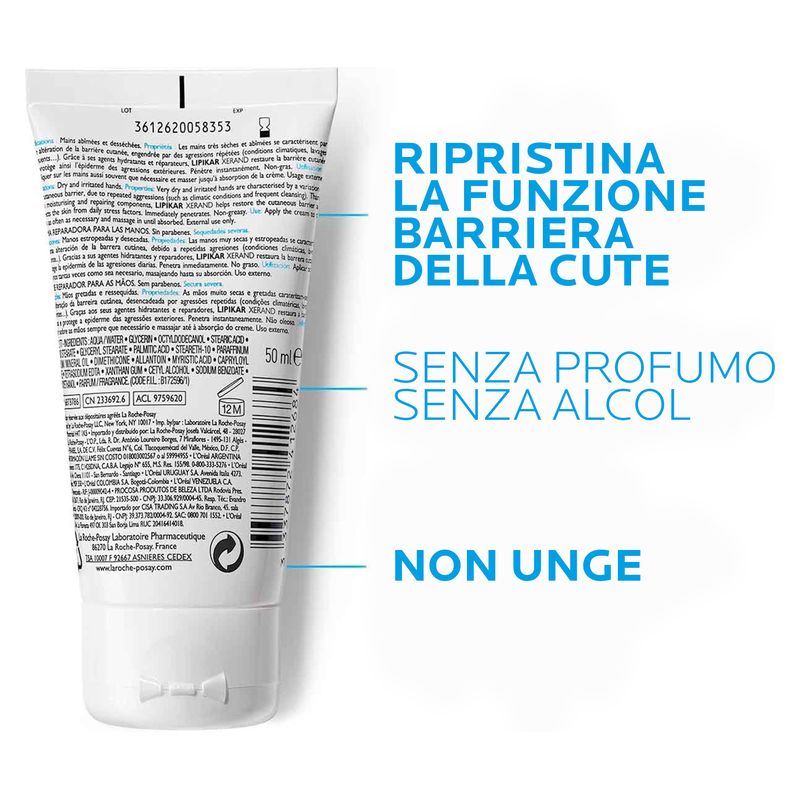 LA ROCHE-POSAY - Lipikar Xerand Creme Mains Reparatrice