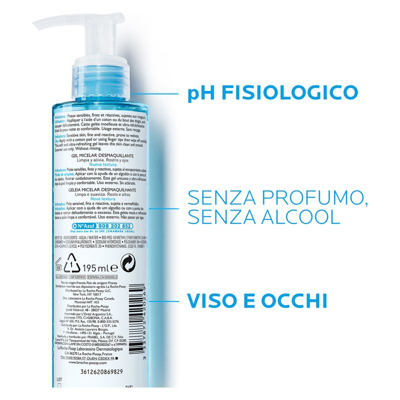 LA ROCHE-POSAY - Rosaliac Gelee Micellaire Demaquillante LA ROCHE-POSAY - Rosaliac Gelee Micellaire Demaquillante