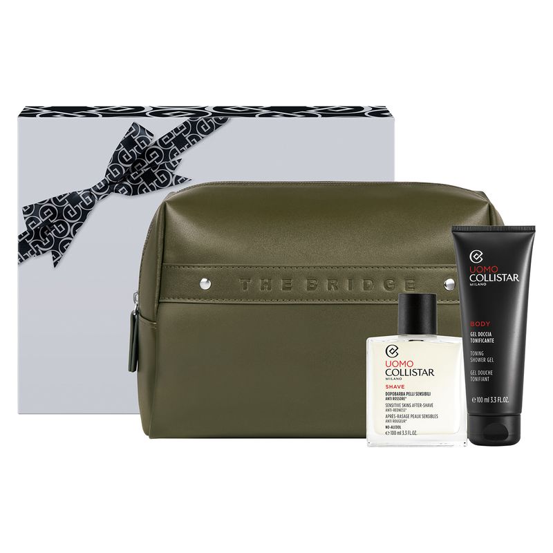 Collistar Cofanetto Uomo The Bridge, Set Regalo con Dopobarba Pelli Sensibili 100ml e Gel Doccia Tonificante 100ml, Idea Regalo Skincare Uomo Collistar Cofanetto Uomo The Bridge, Set Regalo con Dopobarba Pelli Sensibili 100ml e Gel Doccia Tonificante 100ml, Idea Regalo Skincare Uomo