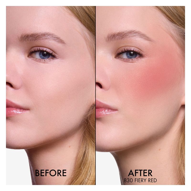 DIOR Backstage Rosy Glow, Blush in Polvere Lunga Tenuta, Donna, 4.5 g, 830 Fiery Red, Fard Effetto Seconda Pelle, Colore su misura, Edizione Limitata DIOR Backstage Rosy Glow, Blush in Polvere Lunga Tenuta, Donna, 4.5 g, 830 Fiery Red, Fard Effetto Seconda Pelle, Colore su misura, Edizione Limitata