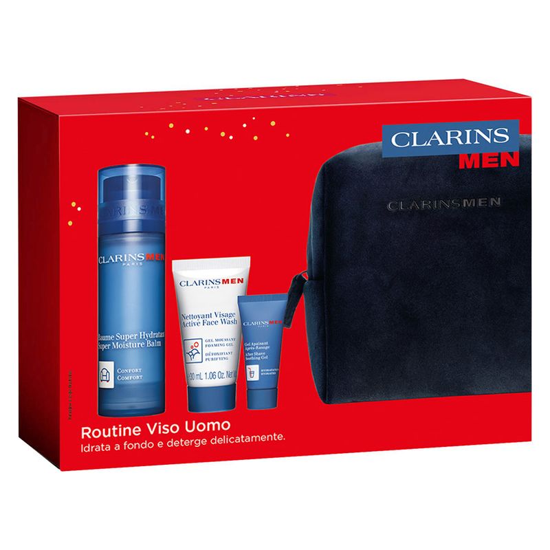 Clarins COFANETTO MEN BAUME SUPER HYDRATANT