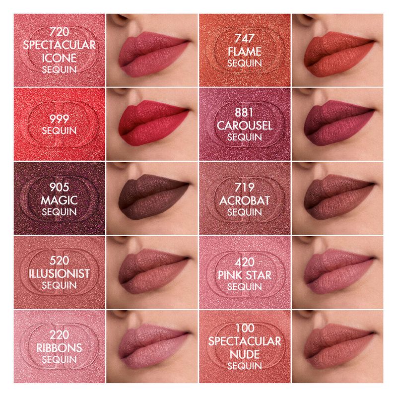 DIOR - Rouge Dior Sequin Liquid Duo – edizione limitata - Duo rossetto e gloss con finish glitterato o brillante