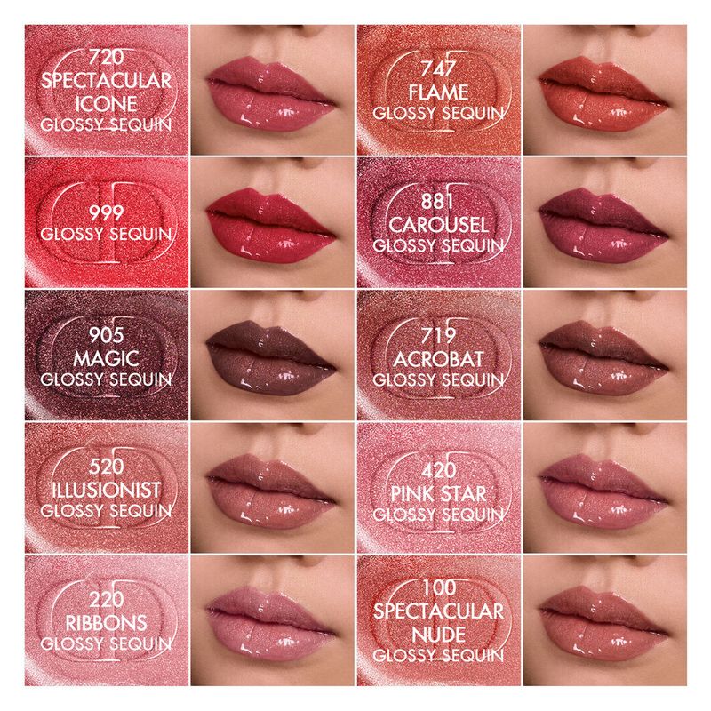 DIOR - Rouge Dior Sequin Liquid Duo – edizione limitata - Duo rossetto e gloss con finish glitterato o brillante