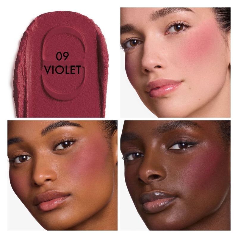 DIOR Forever Blush Soft Filter, Blush Liquido Cremoso Donna, 11 ml, Tonalità 09 Violet, Finish Mat Luminoso e Idratante, Lunga Tenuta DIOR Forever Blush Soft Filter, Blush Liquido Cremoso Donna, 11 ml, Tonalità 09 Violet, Finish Mat Luminoso e Idratante, Lunga Tenuta