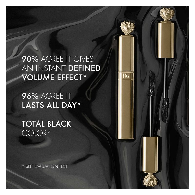 Dolce & Gabbana Everfull Hi-Definition Mascara, Mascara Ricaricabile Lunga Tenuta 36H, 01 Total Black, 8 ml, Volume e Lunghezza ad Alta Definizione Dolce & Gabbana Everfull Hi-Definition Mascara, Mascara Ricaricabile Lunga Tenuta 36H, 01 Total Black, 8 ml, Volume e Lunghezza ad Alta Definizione