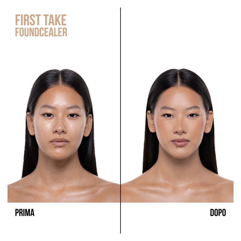 MULAC First Take Foudcealer, Fondotinta e Correttore 2 in 1, Colore 8R WAFFLE, Lunga Tenuta 12h, Finish Soft-Matte, Formula Vegana e Cruelty-Free MULAC First Take Foudcealer, Fondotinta e Correttore 2 in 1, Colore 8R WAFFLE, Lunga Tenuta 12h, Finish Soft-Matte, Formula Vegana e Cruelty-Free