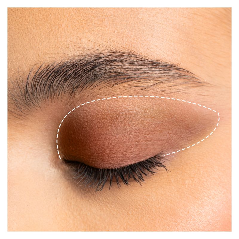 MESAUDA Drawmatic Shadow, Ombretto Stylo Multiuso, 1.4 g, 105 Cinnamon, Make-up Occhi a Lunga Tenuta, No-Transfer, Ombretto in stick cremoso