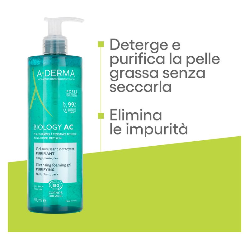 A-Derma - Biology Ac Gel Moussant Nettoyant Purifiant A-Derma - Biology Ac Gel Moussant Nettoyant Purifiant