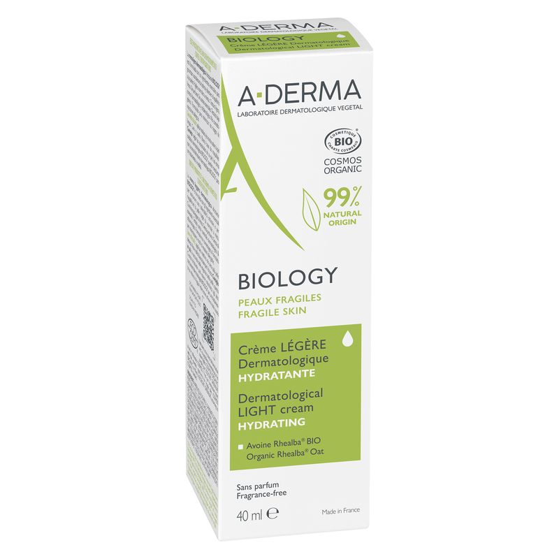 A-Derma - Biology Crème Légère Dermatologique Hydratante A-Derma - Biology Crème Légère Dermatologique Hydratante