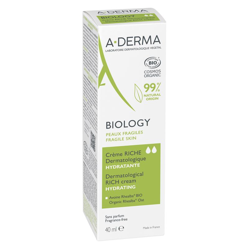 A-Derma - Biology Crème Riche Dermatologique Hydratante A-Derma - Biology Crème Riche Dermatologique Hydratante