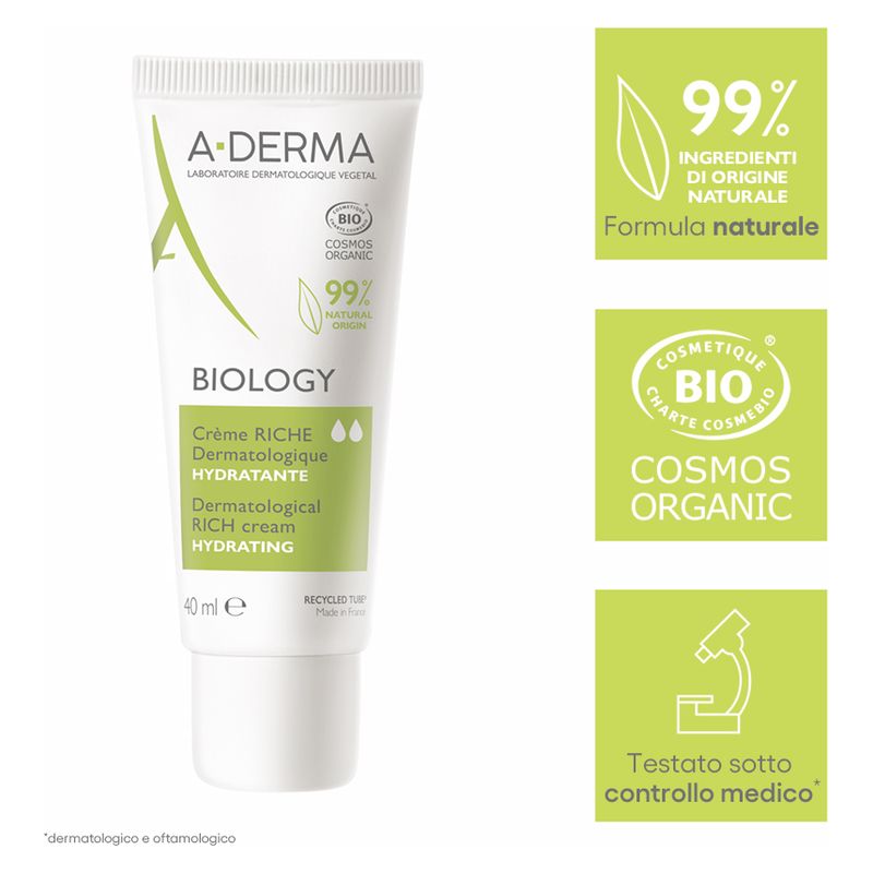 A-Derma - Biology Crème Riche Dermatologique Hydratante A-Derma - Biology Crème Riche Dermatologique Hydratante