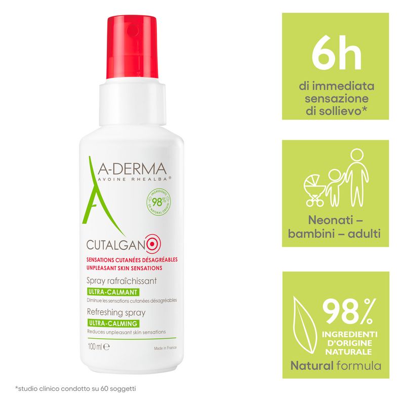A-Derma - Cutalgan Spray Rafraichissant Ultra-Calmant A-Derma - Cutalgan Spray Rafraichissant Ultra-Calmant