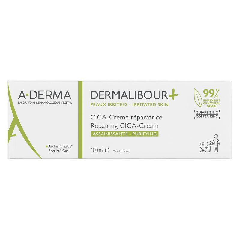 A-Derma - Dermalibour+ Cica-Crème Réparatrice