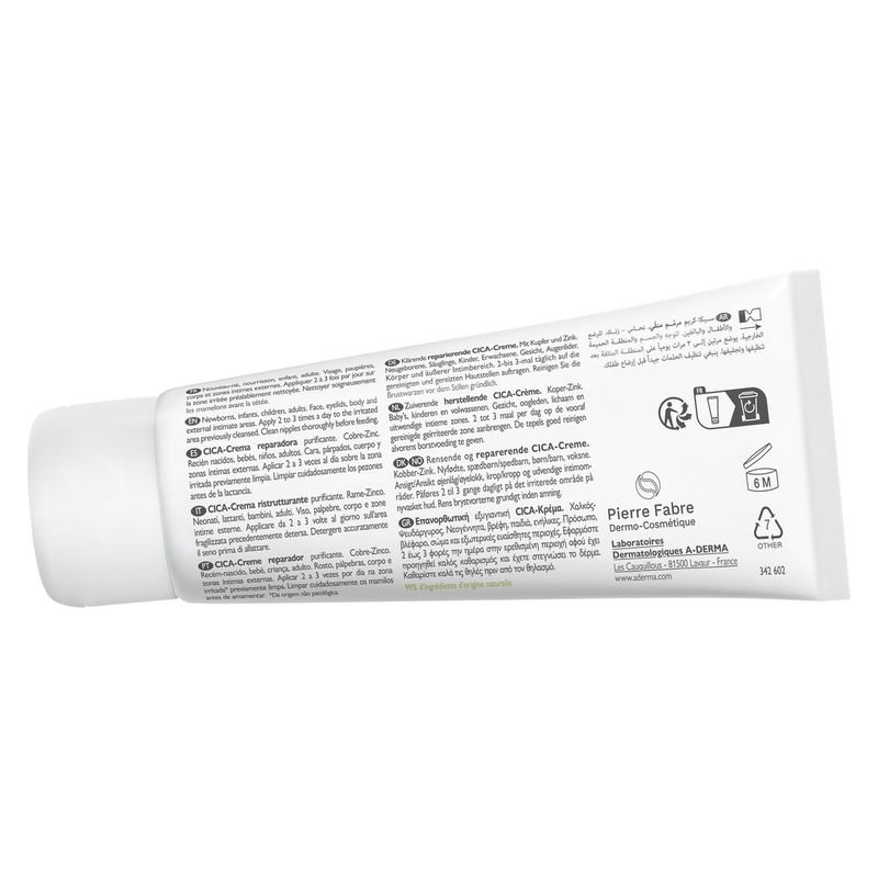 A-Derma - Dermalibour+ Cica-Crème Réparatrice