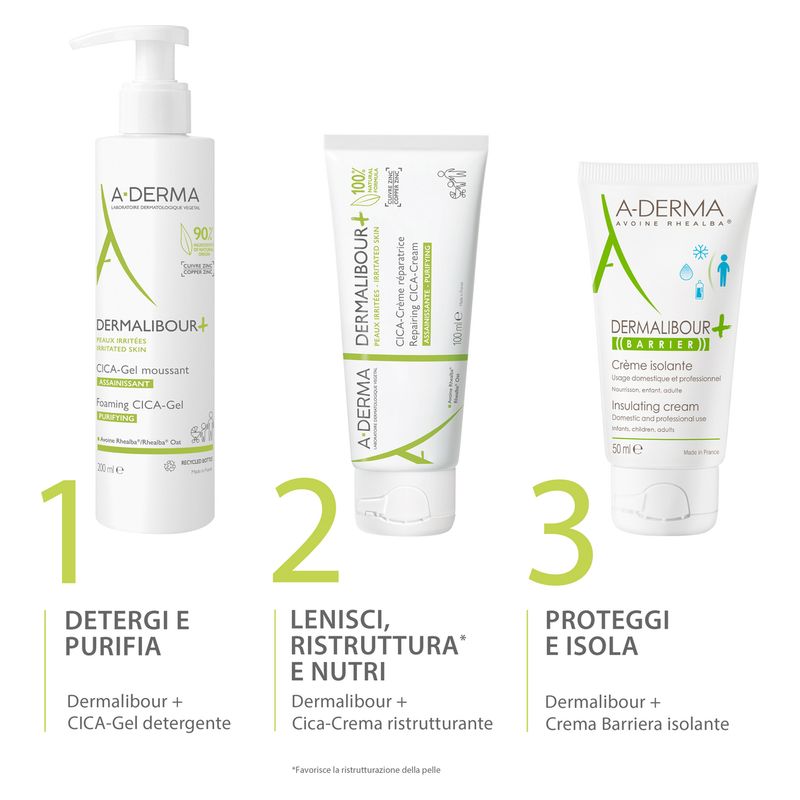 A-Derma - Dermalibour+ Cica-Gel Moussante A-Derma - Dermalibour+ Cica-Gel Moussante
