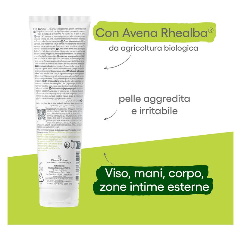 A-Derma - Dermalibour+ ((Barrier)) Crème Isolante Apaisante
