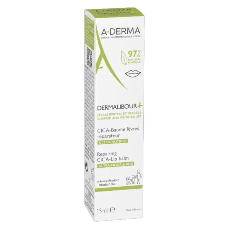 A-Derma DERMALIBOUR+ CICA-BAUME LéVRES réparateur ULTRA-NUTRITIF