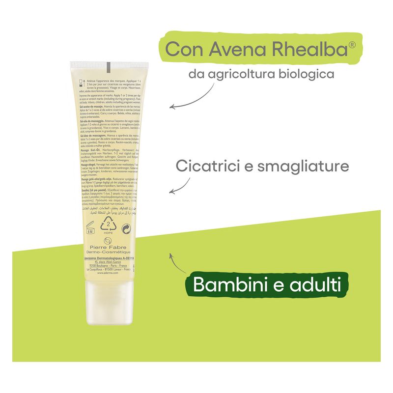 A-Derma - Epitheliale A.H Massage Gel-Huile De Massage Anti-Marques