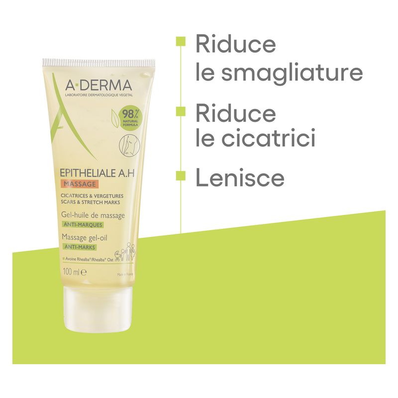 A-Derma - Epitheliale A.H Massage Gel-Huile De Massage Anti-Marques