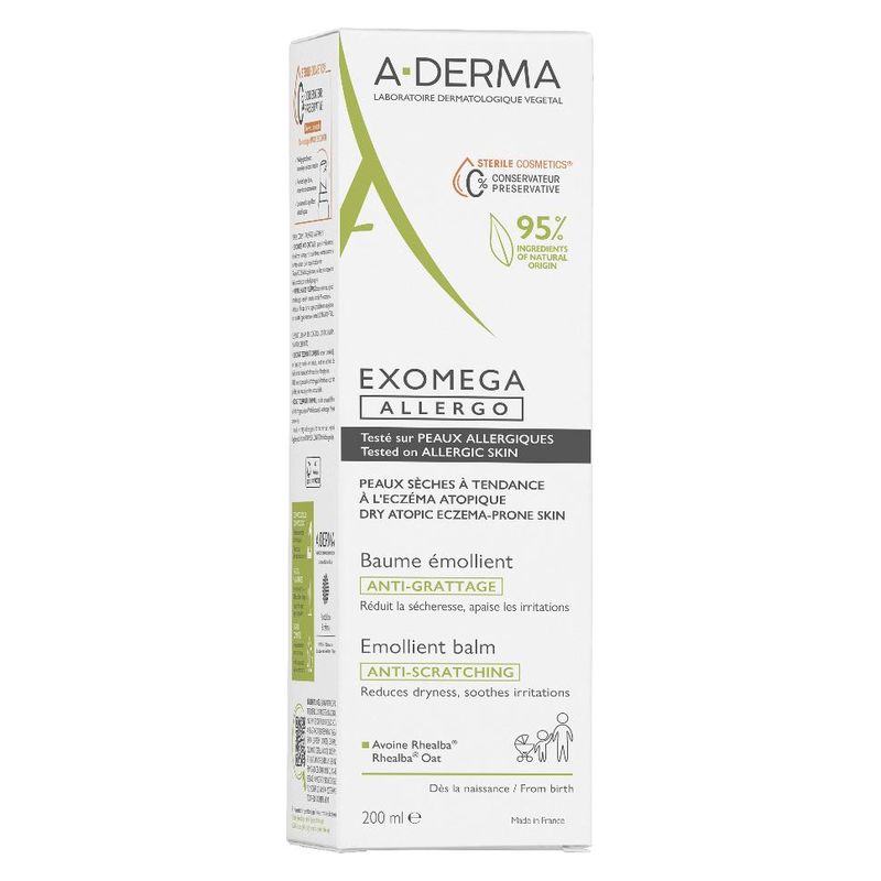 A-Derma Exomega Allergo Baume Émollient Anti-Grattage