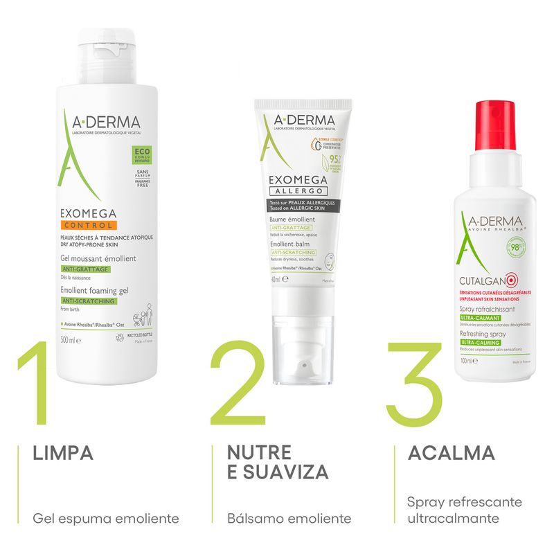 A-Derma - Exomega Allergo Baume Émollient Anti-Grattage A-Derma - Exomega Allergo Baume Émollient Anti-Grattage